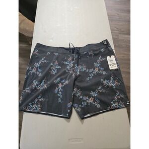Billabong Good Times Pro Board Shorts Mens 40 Navy Floral Recycler